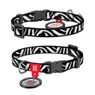 Ошейник Waudog Nylon рисунок "Зебра" XS Ш 10 мм Д 20-30 см