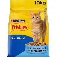 Корм сухий для котів Purina Friskies Sterile з лососем і овочами 10 кг