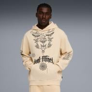Джемпер Puma Swish N' Ink Hoodie FL 63465501 р.S бежевый
