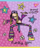Тетрадь школьная 12 лист. линейка GROOVY CHICK 764226 YES