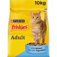 Корм сухий для котів Purina Friskies з лососем і овочами 10 кг