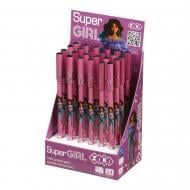 Ручка кулькова ZiBi SUPER GIRL 0,5 мм, синя Ручка кулькова ZiBi SUPER GIRL 0,5 мм, синя