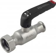 Кран шаровой KAN с накидной гайкой с плоским уплотнением 54 G2 1/2" Inoх