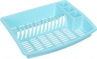 Сушилка для посуды Ucsan Plastik PP 475x380x90W бирюзовая