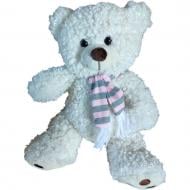 Декорация новогодняя Мишка с шарфиком 22 см (LEO24-870A/22cm)