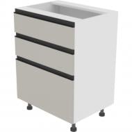 Тумба нижняя Софи ( Н 60 3Ш (2+1) FAVORIT) кашемир/белый Світ Меблів