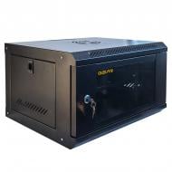 Шкаф серверный Gear с полкой GEAR 6U 19'' 600x600x350 мм черный GWMSN-6U-600-600