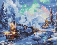 Алмазная мозаика Праздничный поезд ©art_selena_ua Ideyka