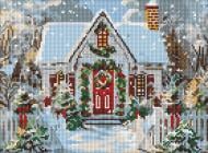 Алмазная мозаика Рождественский домик ©art_selena_ua Ideyka