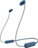 Наушники Sony WI-C100 In-ear IPX4 Wireless blue (WIC100L.CE7)