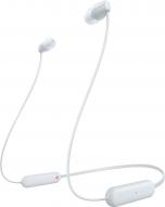 Наушники Sony WI-C100 In-ear IPX4 Wireless white (WIC100W.CE7)