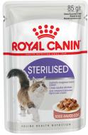 Корм вологий для стерилізованих котів Royal Canin Sterilised у соусі злаки 85 г