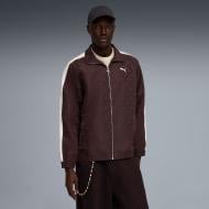 Джемпер Puma T7 Jacquarded Woven Relaxed Track Jacket 63439831 р.S коричневый