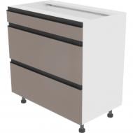 Тумба нижняя Софи ( Н 80 3Ш (1+2) FAVORIT ) глиняный серый/белый Світ Меблів Тумба нижняя Софи ( Н 80 3Ш (1+2) FAVORIT ) глиняный серый/белый Світ Меблів