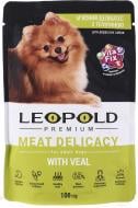 Консерва для всех пород Леопольд Мясные деликатесы для собак с мясом телятины 100 г 100 г