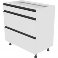 Тумба нижняя Софи ( Н 80 3Ш (1+2) FAVORIT ) белый/белый Світ Меблів