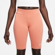Шорты Nike W NSW ESSNTL MR BIKER SHORT CZ8526-827 р. S оранжевый