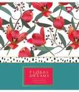 Тетрадь школьная 18 лист. клетка Floral dreams 765182 YES