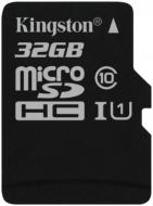 Карта памяти Kingston miсroSDHC 32 ГБ UHS Speed Class 1 (U1)Class 10 (SDC10G2/32GBSP)