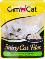 Корм Gimpet ShinyCat Pouch курица и папайя 70 г