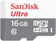 Карта памяти SanDisk microSDHC C10 UHS-I R48MB/s Ultra 16GB (SDSQUNB-016G-GN3MN)