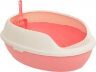 Туалет GIMBORN MD с рамкой и лопаткой розовый 38х50х20 см