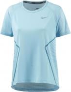 Футболка Nike W NK DRY MILER TOP SS GX 890349-452 р.S синий