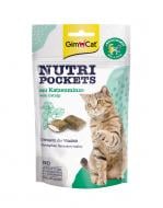 Вітаміни GimCat Nutri Pockets with Catnip & Multi-Vitamin, з котячою м'ятою, 60г.
