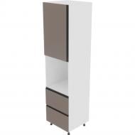 Пенал Софи ( П 60 ДШ (920) FAVORIT) глиняный серый/белый Світ Меблів