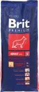 Корм для крупных пород Brit Premium Adult L 15 кг (злаки, курица) 15 кг