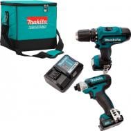 Набор аккумуляторного инструмента Makita CLX201AX6