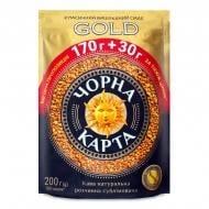 Кава розчинна Чорна Карта Gold 200 г