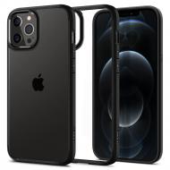 Чохол Spigen Crystal Hybrid Matte Black для Apple iPhone 12 Pro Max