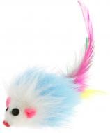 Іграшка для котів Lilli Pet Мишка Fiery з пір’ям 9 см 20-7456