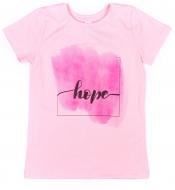 Футболка для девочек Luna Kids Hope р.128 розовый