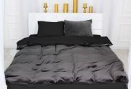 Наволочка велюр Winter Delicate 28-0099 Bocciolo 60x60 см сірий/чорний MirSon