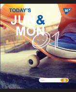 Тетрадь школьная 24 клетка JUN MON YES