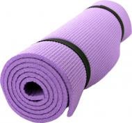 Килимок для йоги та фітнесу Lanor 1800х600х5 мм Релакс фіолетовий