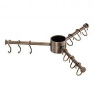 Вішалка з гачками Lemax потрійна антична бронза (STV360 BA)