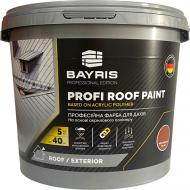 Фарба для дахів акрилова Bayris PROFI ROOF PAINT мат коричневий 5 кг