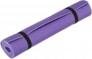 Килимок для йоги та фітнесу Lanor 1500х500х5 мм Дитинство фіолетовий