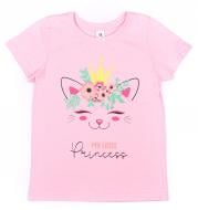 Футболка для девочек Luna Kids Princess р.128 розовый