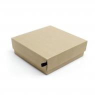 Коробка подарункова крафт 8х8х5 см