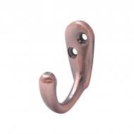 Гачок меблевий  Larvij LK0101CU одинарный малый медный
