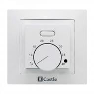 Терморегулятор для электрического теплого пола Castle Механический AC308H белый