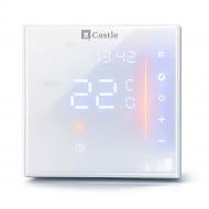 Терморегулятор для электрического теплого пола Castle AC601 WI-FI белый