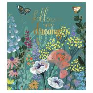 Тетрадь школьная 24 линейка Follow your dreams YES