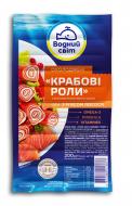 Палички крабові Водний Світ Крабові роли 200 г з м’ясом лосося