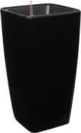 Горщик пластиковий Plastkon Flower Lover Quadrato чорний квадратний 19,8 л чорний Горщик пластиковий Plastkon Flower Lover Quadrato чорний квадратний 19,8 л чорний