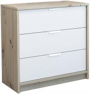 Комод Canyon CN 3 дуб артисан/белый/белый